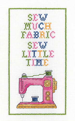 Sew much Fabric Cross Stitch Kit by Karen Carter