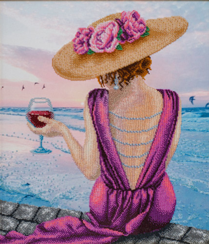 On the Sea Shore Beaded Embroidery Kit By VDV