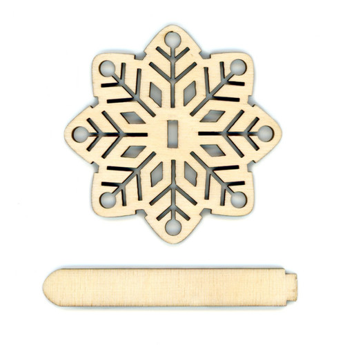Snowflake Holder/Stand for Cross Stitch By MP Studia