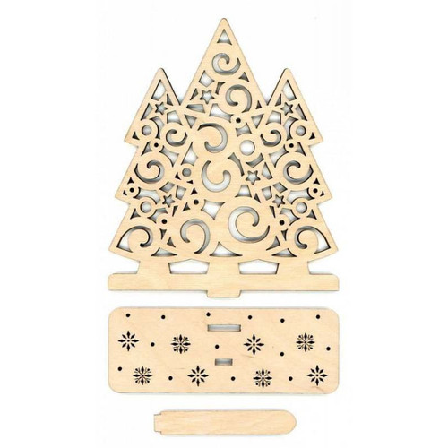 Fir Trees Stand/Holder for Cross Stitch By MP Studia