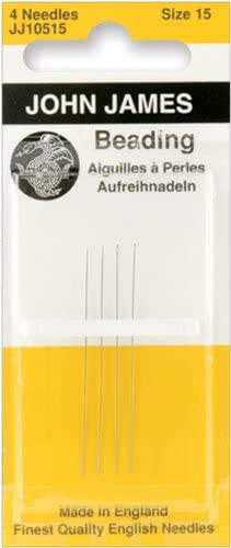 Pack of Beading Needles - Size 15