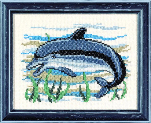 Dolphin Cross Stitch Kit by Pako