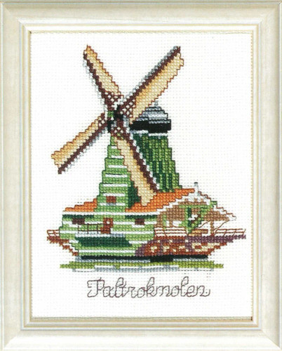 Windmill Cross Stitch Kit by Pako