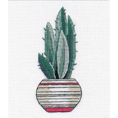 Agave Counted Cross Stitch Kit By Oven