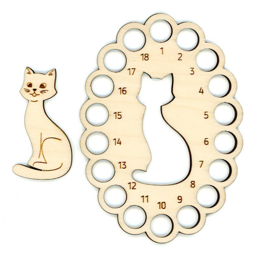 Cat Plywood Thread Organiser plus 1 Spool by MP Studia