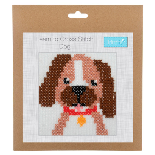 Dog Starter Cross Stitch Kit by Trimits