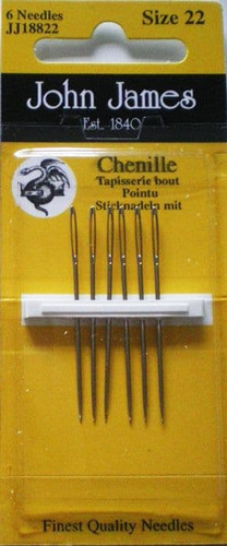 Pack of Chenille Needles. Size 22