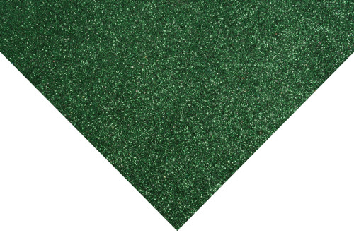 1 sheet of Green Glitter Felt 30 x 23cm by Trimits