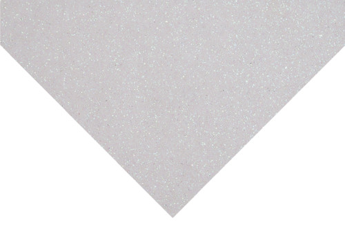 1 sheet of White Glitter Felt 30 x 23cm by Trimits