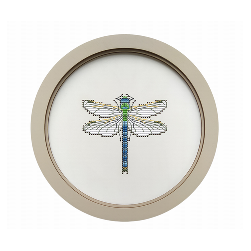 Dragonfly Counted Cross Stitch Kit On Wood By Kind Fox