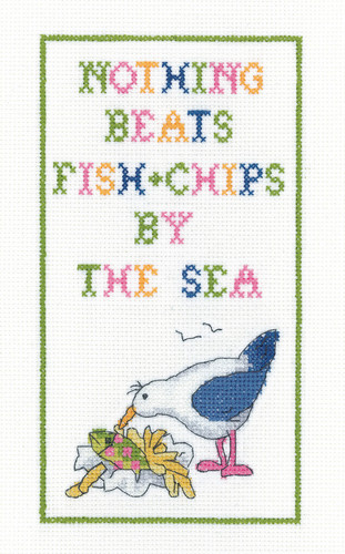 By The Sea Cross Stitch Kit by Karen Carter