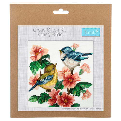 Bird starter Cross Stitch Kit By Trimits