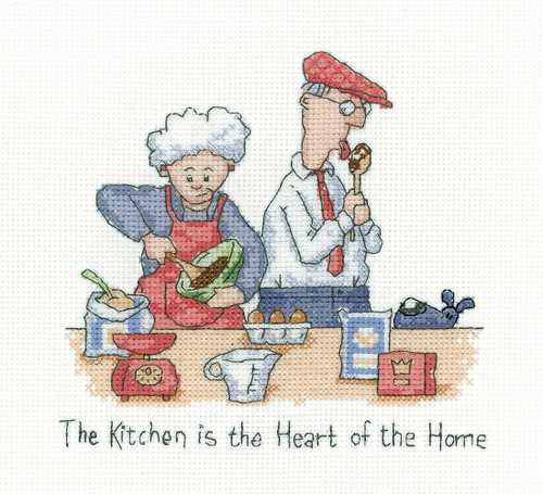 Heart of the Home Cross stitch Kit by Golden Years