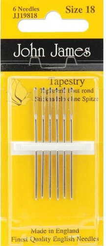 John James Needles Size 18 - Pack of 6