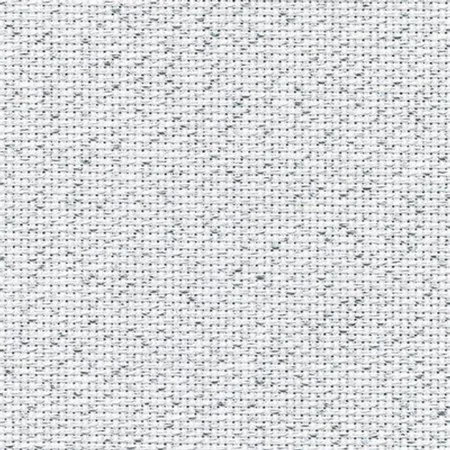 White/Silver Fleck - Zweigart 18 count Fein Aida 50 x 48cm
