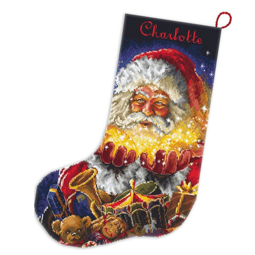 Christmas Miracle Stocking Counted Cross Stitch Kit By Letistitch