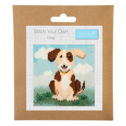 Dog Counted Cross Stitch Kit by Trimits