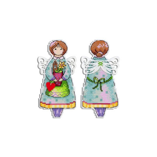Summer Angel Counted Cross Stitch Kit On Plastic Canvas By MP Studia