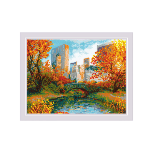 Central Park Counted Cross Stitch Kit By Riolis