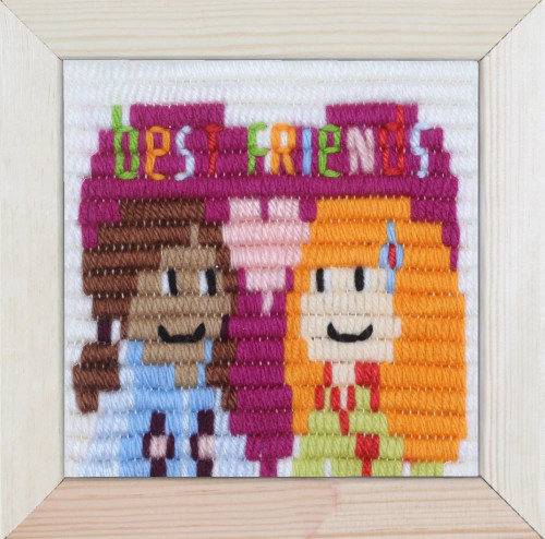 Best Friends Long Stitch Kit by Pako