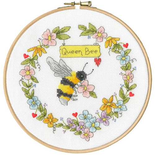 Queen Bee Counted Cross Stitch Kit by Bothy Threads