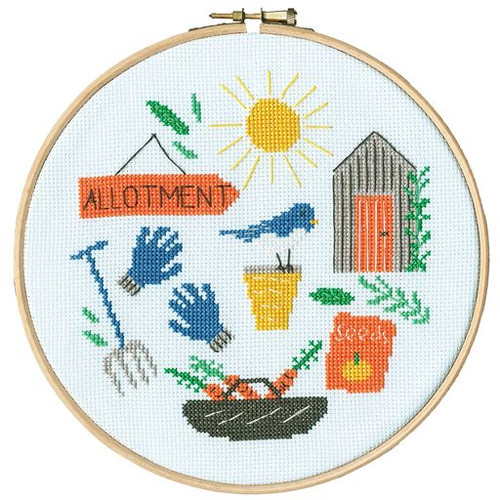 Allotment Counted Cross Stitch Kit by Bothy Threads