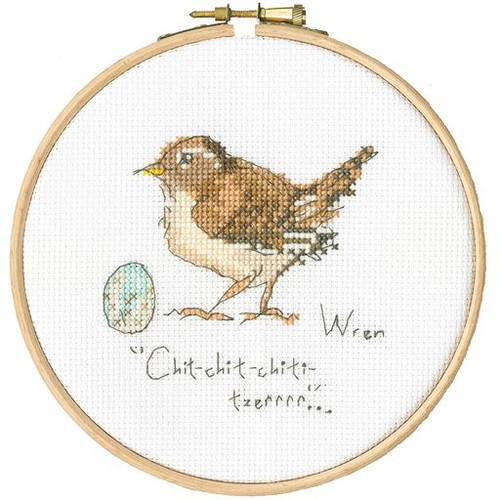 Little Wren Counted Cross Stitch Kit by Bothy Threads