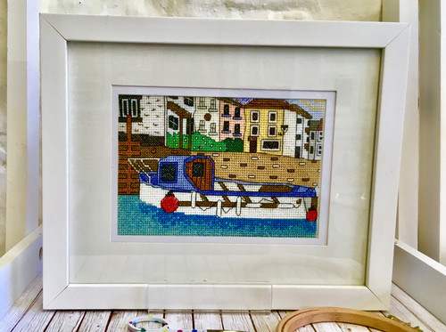 Polperro Harbour Cross Stitch Kit By Emma Louise