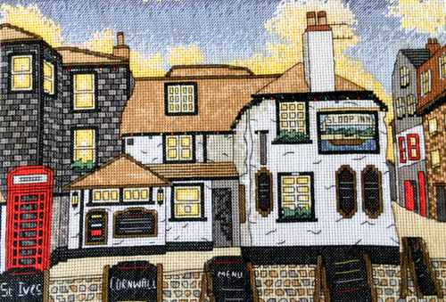 The Sloop Inn St Ives Cross Stitch Kit By Emma Louise