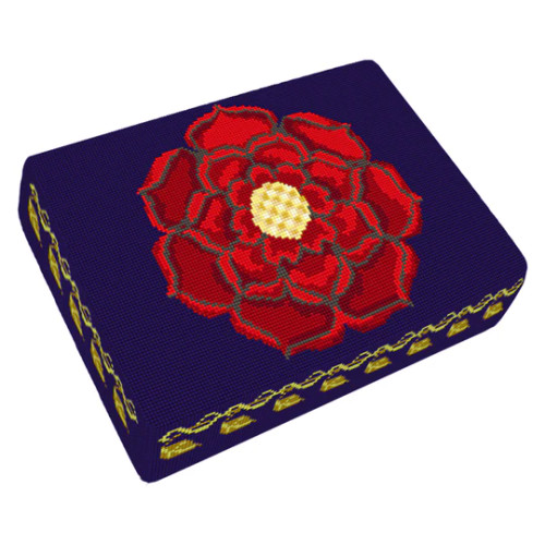 Red Rose Church Kneeler Tapestry Kit By Jacksons