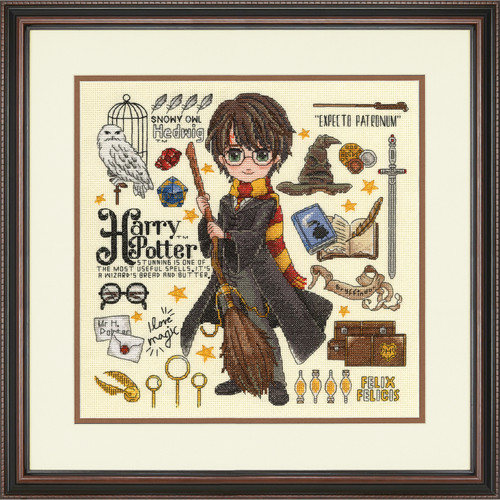 Harry Potter Magical Design Counted Cross Stitch Kit By Dimensions