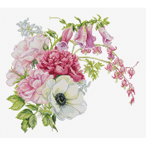 Spring Bouquet Counted Cross Stitch Kit by Luca-S