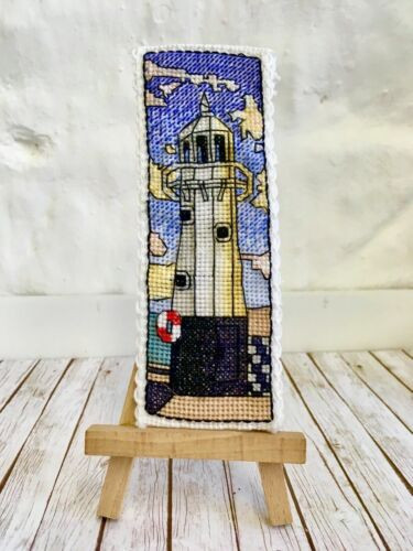 Mevagissey Lighthouse Bookmark Counted Cross Stitch Kit By Emma Louise