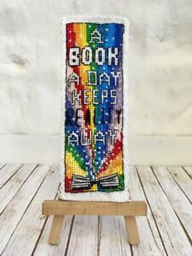 Book a Day Bookmark  Counted Cross Stitch Kit By Emma Louise