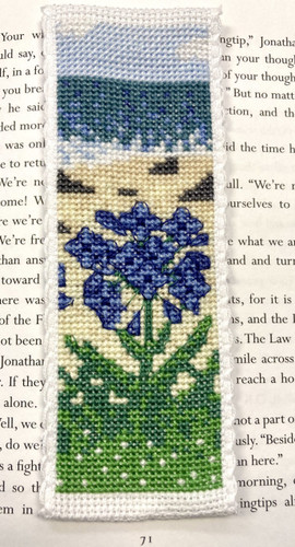 Agapanthus Cross Stitch Bookmark Kit By Emma Louise