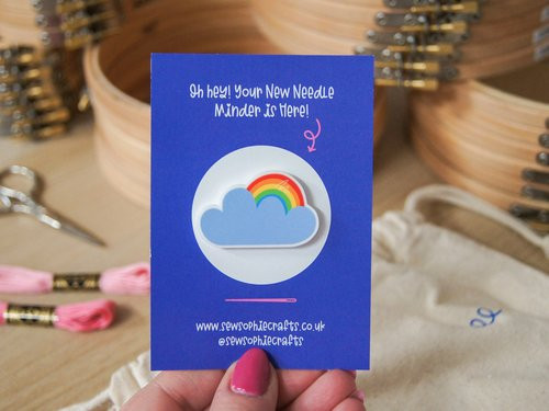 Cloud & Rainbow - Needle Minder By Sew sophie