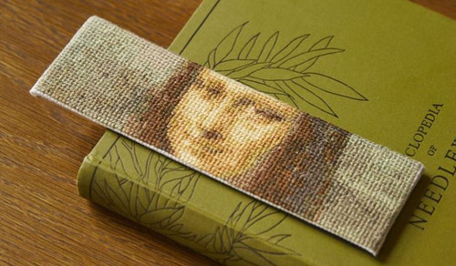 Le Louvre Mona Lisa Bookmark Cross Stitch Kit by DMC