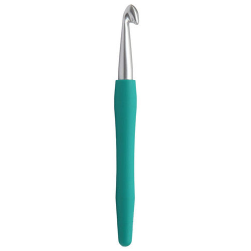 Crochet Hook: Waves: Aluminium: Sea Green: 15cm x 10.00mm by KnitPro