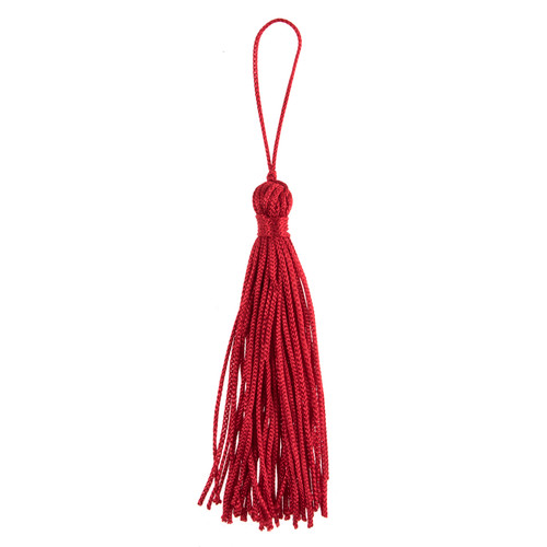 13cm Trim Tassels Red by Trimits