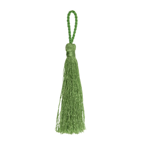 10cm Trim Tassels Green by Trimits