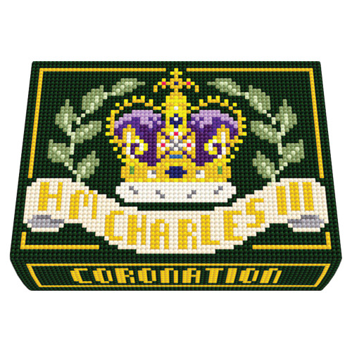 King Charles III Coronation (Green) Kneeler Kit by Jacksons