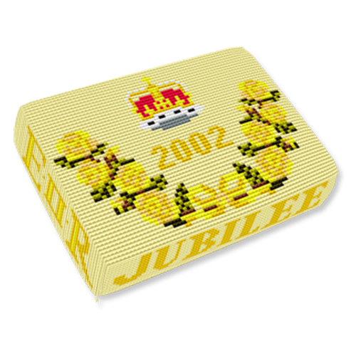 Queen Elizabeth II Floral Golden Jubilee Kneeler Kit by Jacksons