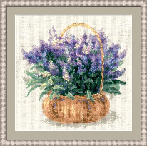 French Lavender Counted Cross Stitch Kit By Riolis