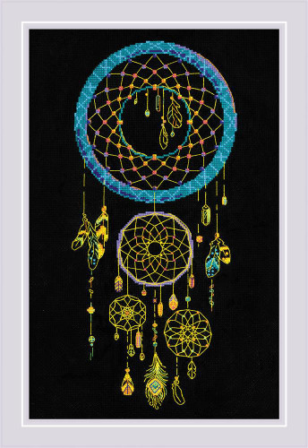 Dream Catcher Counted Cross Stitch Kit By Design Works