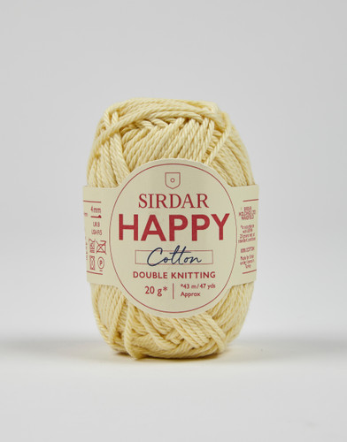 Happy Cotton Crochet Yarn 20g - Lemonade - 770