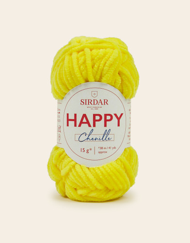 Happy Chenille Crochet Yarn - Sparkler - 025