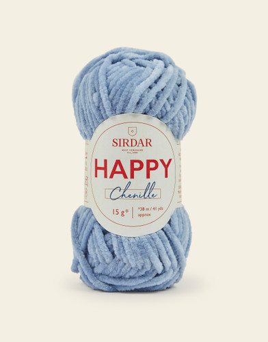 Happy Chenille Crochet Yarn - Twinkle - 018