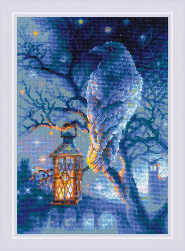 Wise Raven Counted Cross Stitch Kit By Riolis 