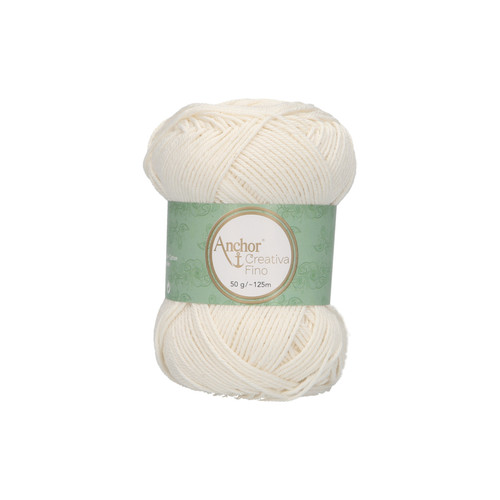 Creativa Fino: 4 Ply: 50g: Ball by Anchor Colour 0105