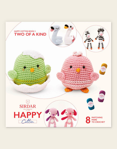 Happy Cotton Two Of A Kind 1 Pattern Book by DMC 